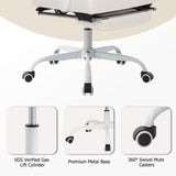 Office Chair With Foot Rest Ergonomic Swivel Mesh Task Office Chair