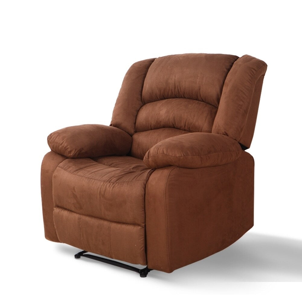 Ergonomic Power Recliner Chair with USB port - Brown
