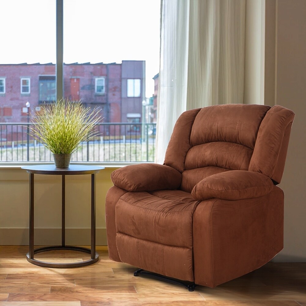 Ergonomic Power Recliner Chair with USB port - Brown