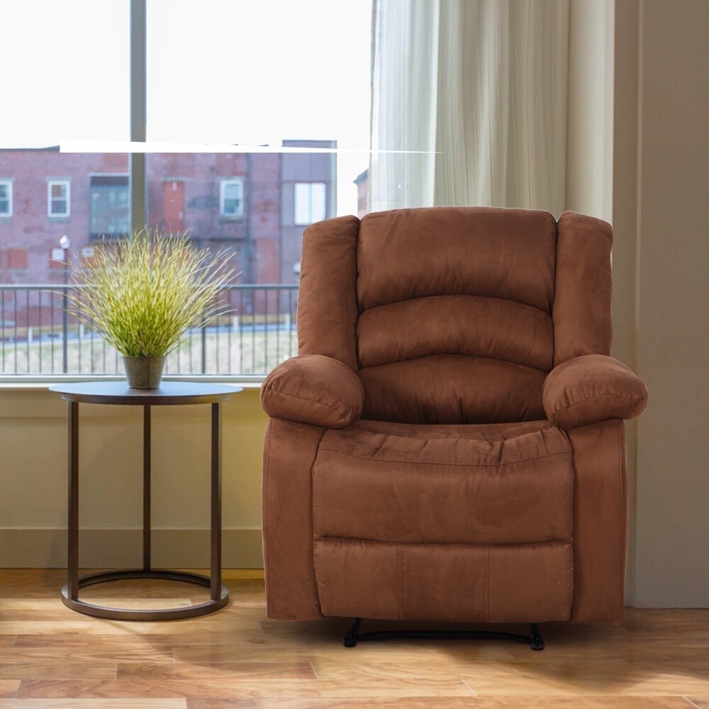 Ergonomic Power Recliner Chair with USB port - Brown