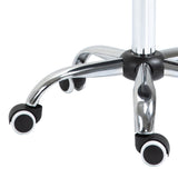 Ergonomic Rolling Saddle Stool PU Leather Hydraulic Spa Stool Height Adjustable Swivel Drafting Medical Salon Chair, Grey