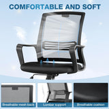 Ergonomic Tall Office Chair Standing Desk Chair Adjustable Foot Ring