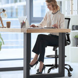 Ergonomic Tall Office Chair Standing Desk Chair Adjustable Foot Ring