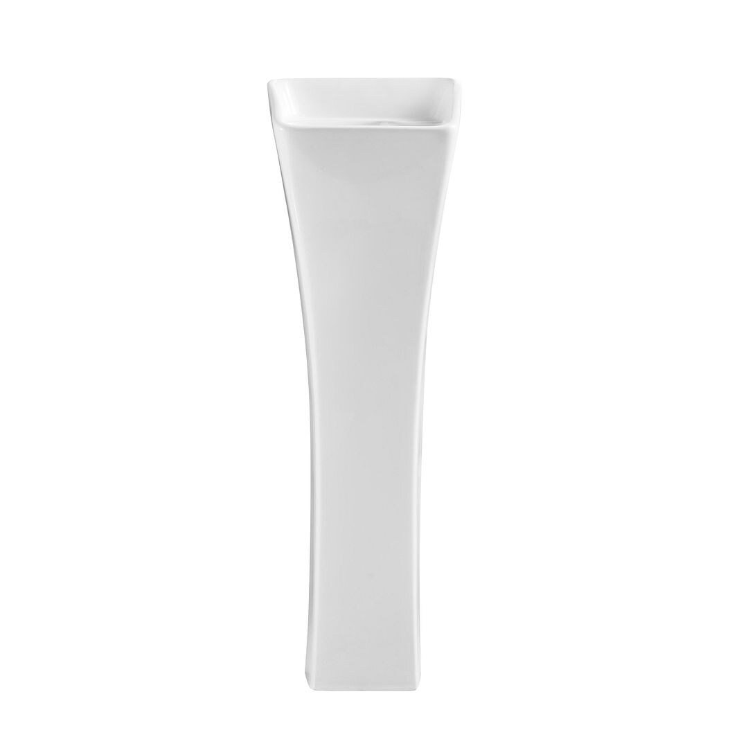 Eridanus Lido 35" Freestanding Vitreous China Cloakroom Pedestal Sink
