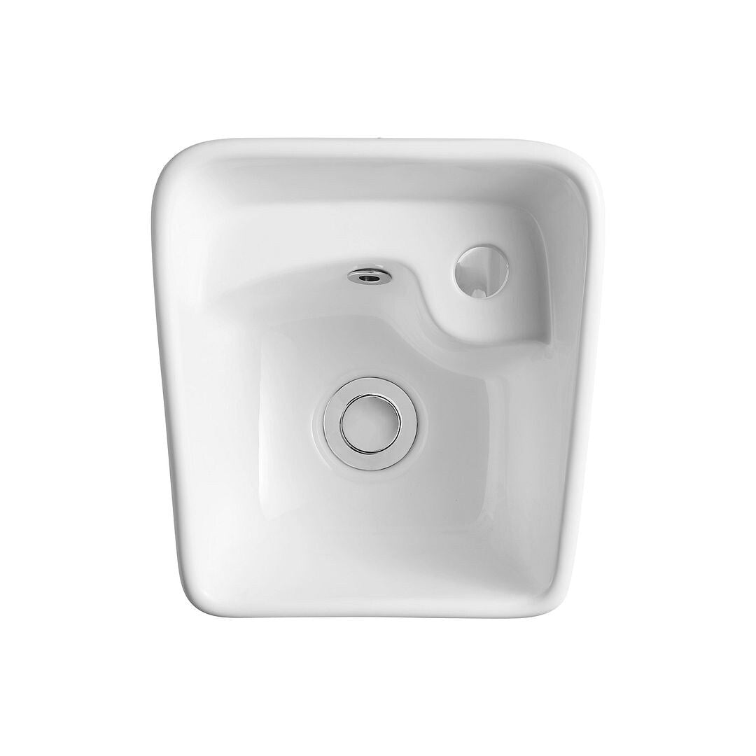 Eridanus Lido 35" Freestanding Vitreous China Cloakroom Pedestal Sink