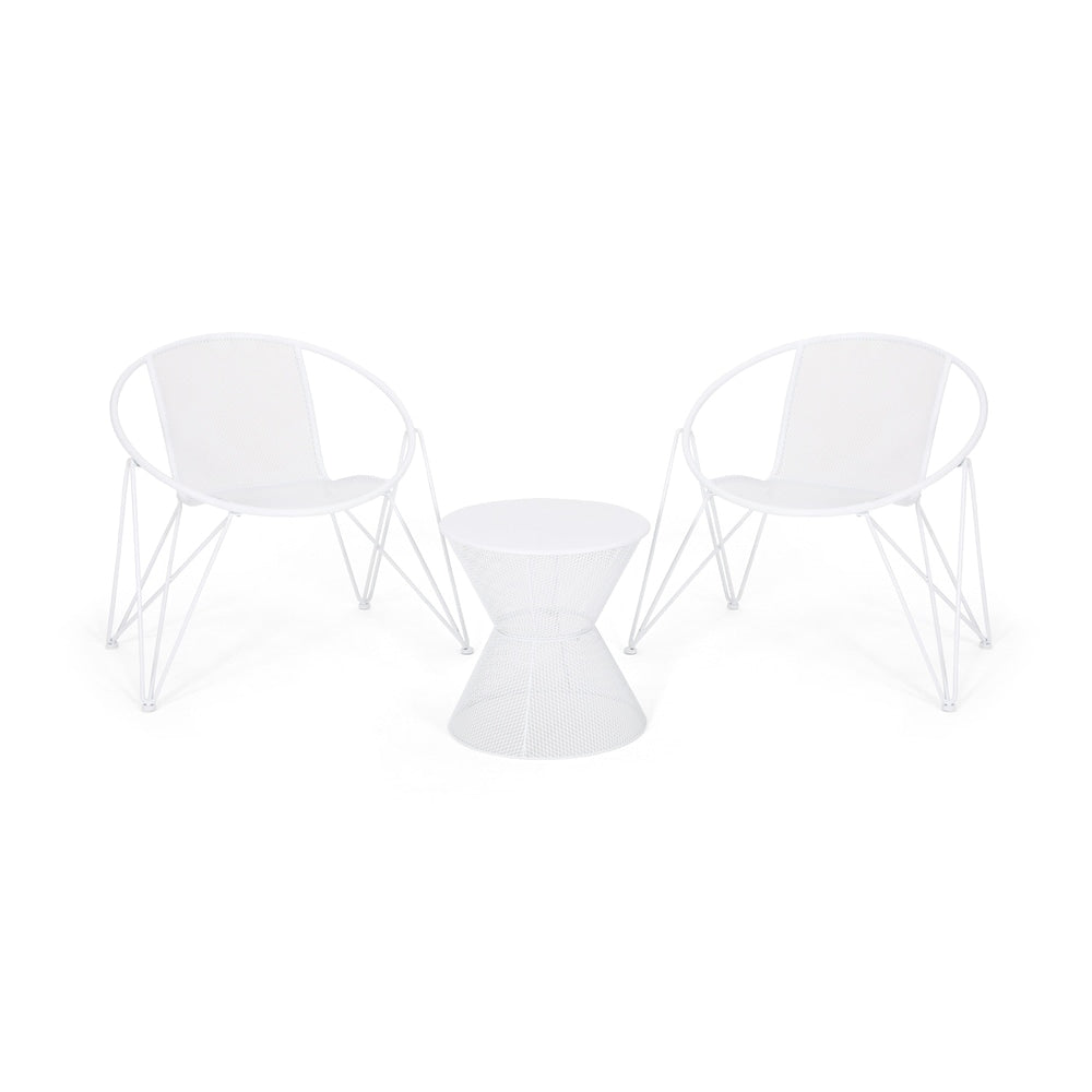 Erikson Modern Outdoor Chat Set by Christopher Knight Home