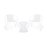 Erikson Modern Outdoor Chat Set by Christopher Knight Home
