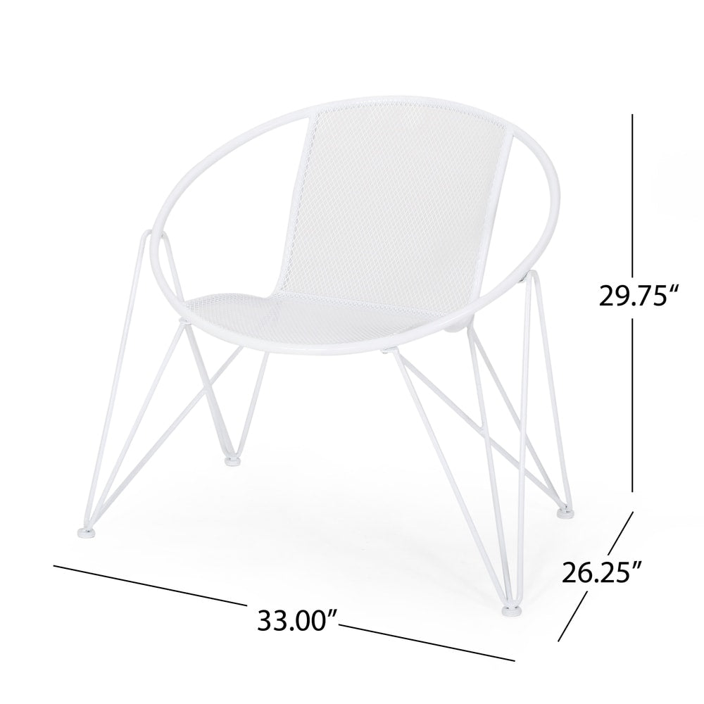 Erikson Modern Outdoor Chat Set by Christopher Knight Home