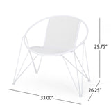 Erikson Modern Outdoor Chat Set by Christopher Knight Home