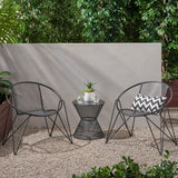 Erikson Modern Outdoor Chat Set by Christopher Knight Home
