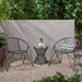 Erikson Modern Outdoor Chat Set by Christopher Knight Home