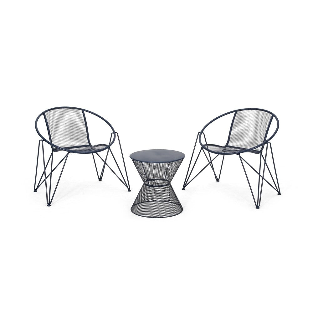 Erikson Modern Outdoor Chat Set by Christopher Knight Home