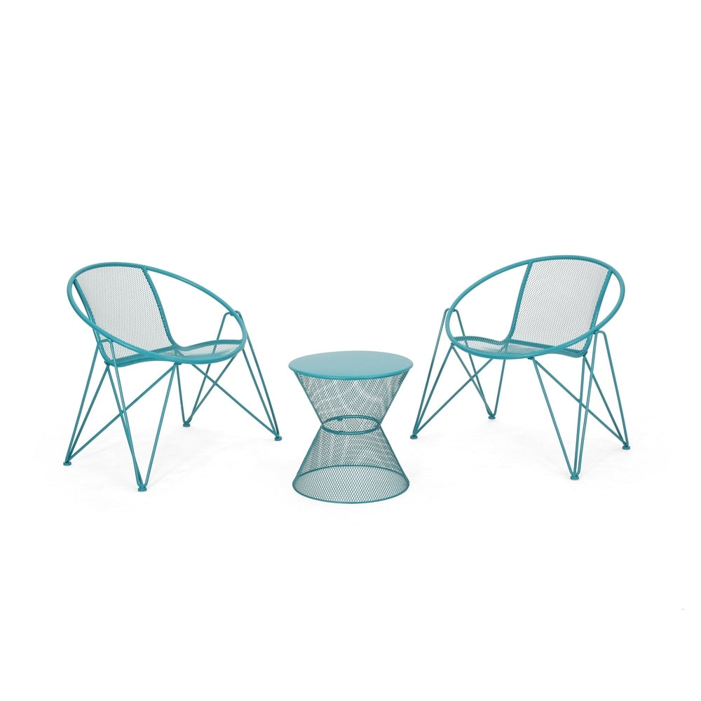 Erikson Modern Outdoor Chat Set by Christopher Knight Home