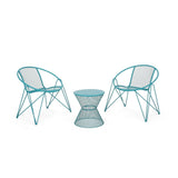 Erikson Modern Outdoor Chat Set by Christopher Knight Home