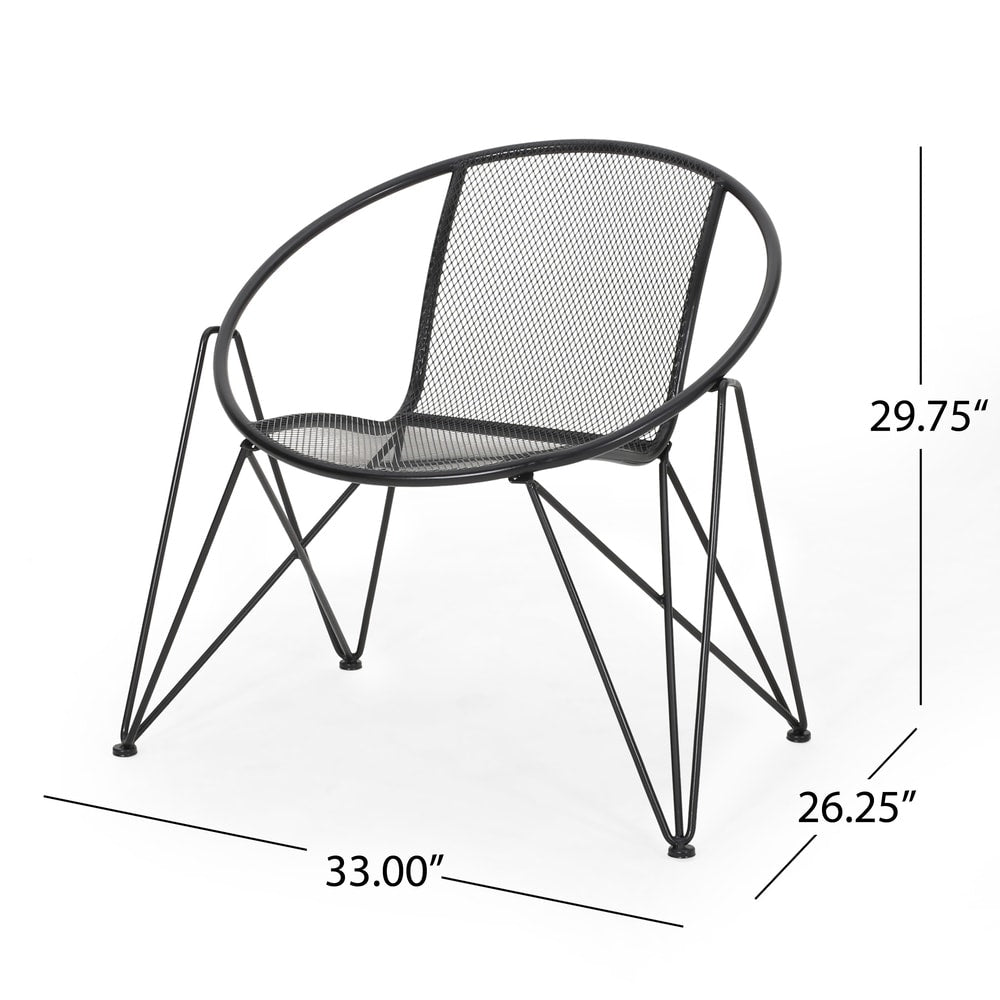 Erikson Modern Outdoor Chat Set by Christopher Knight Home