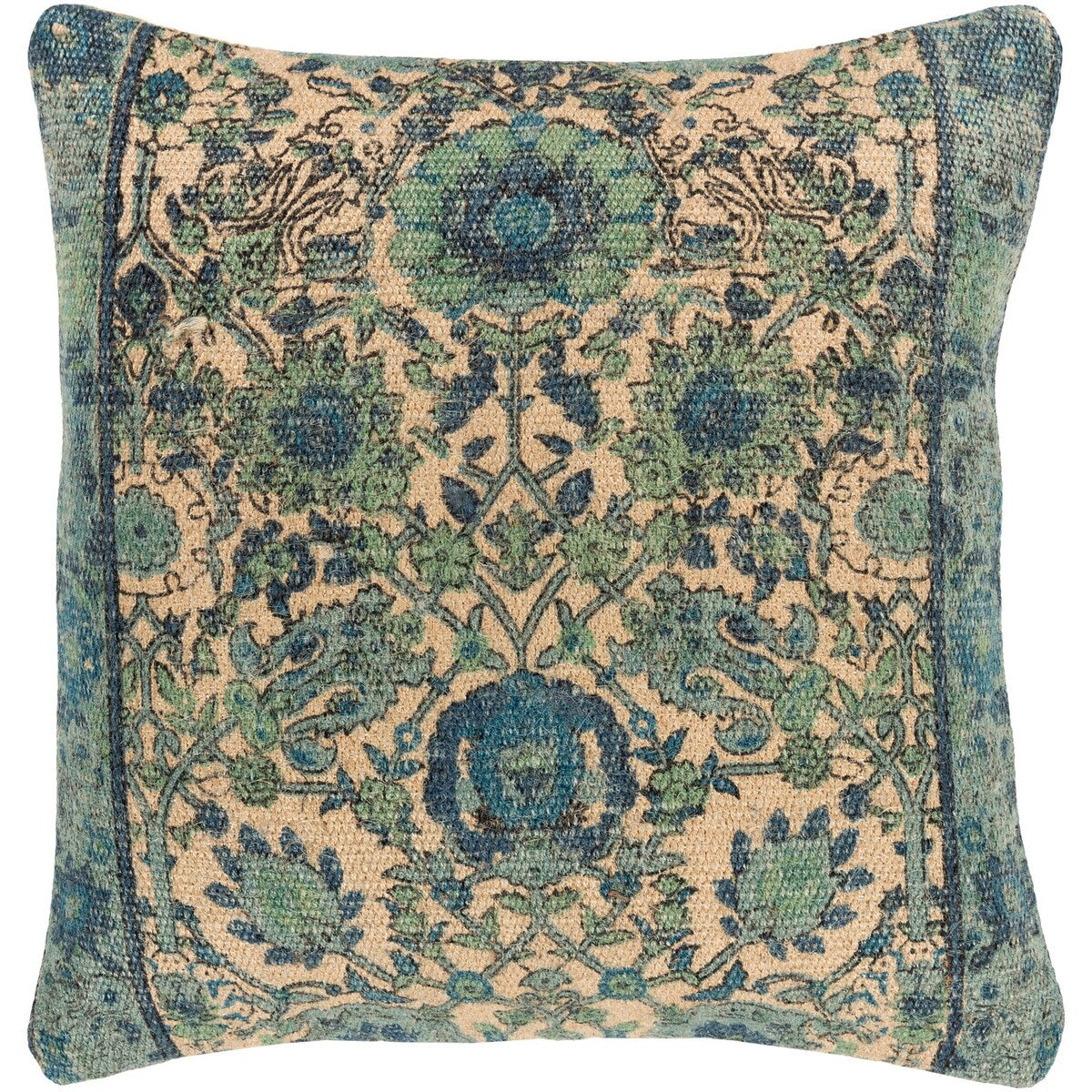 Artistic Weavers Eris Oriental Traditional Mint Feather Down or Poly Filled Throw Pillow 18-inch