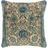 Artistic Weavers Eris Oriental Traditional Mint Feather Down or Poly Filled Throw Pillow 18-inch