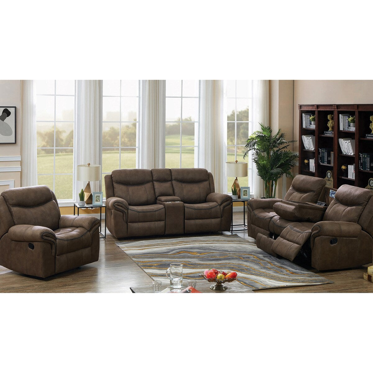 Erman Macchiato 3-piece Living Room Set