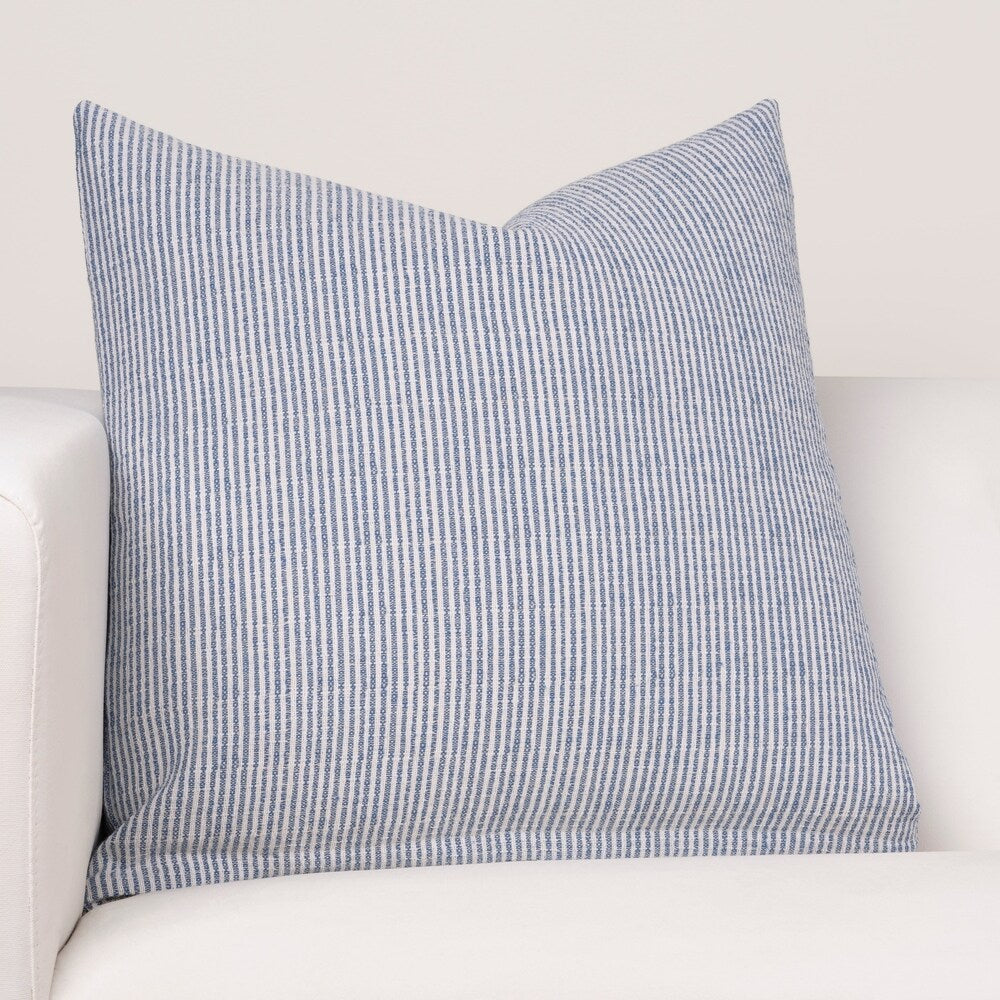 Ernest Hemingway Mariner Blue Designer Throw Pillow