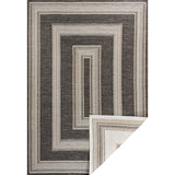 JONATHAN Y Reversible Eryx Classic Nautical Mitre Stripe Machine-Washable Indoor/Outdoor Rug
