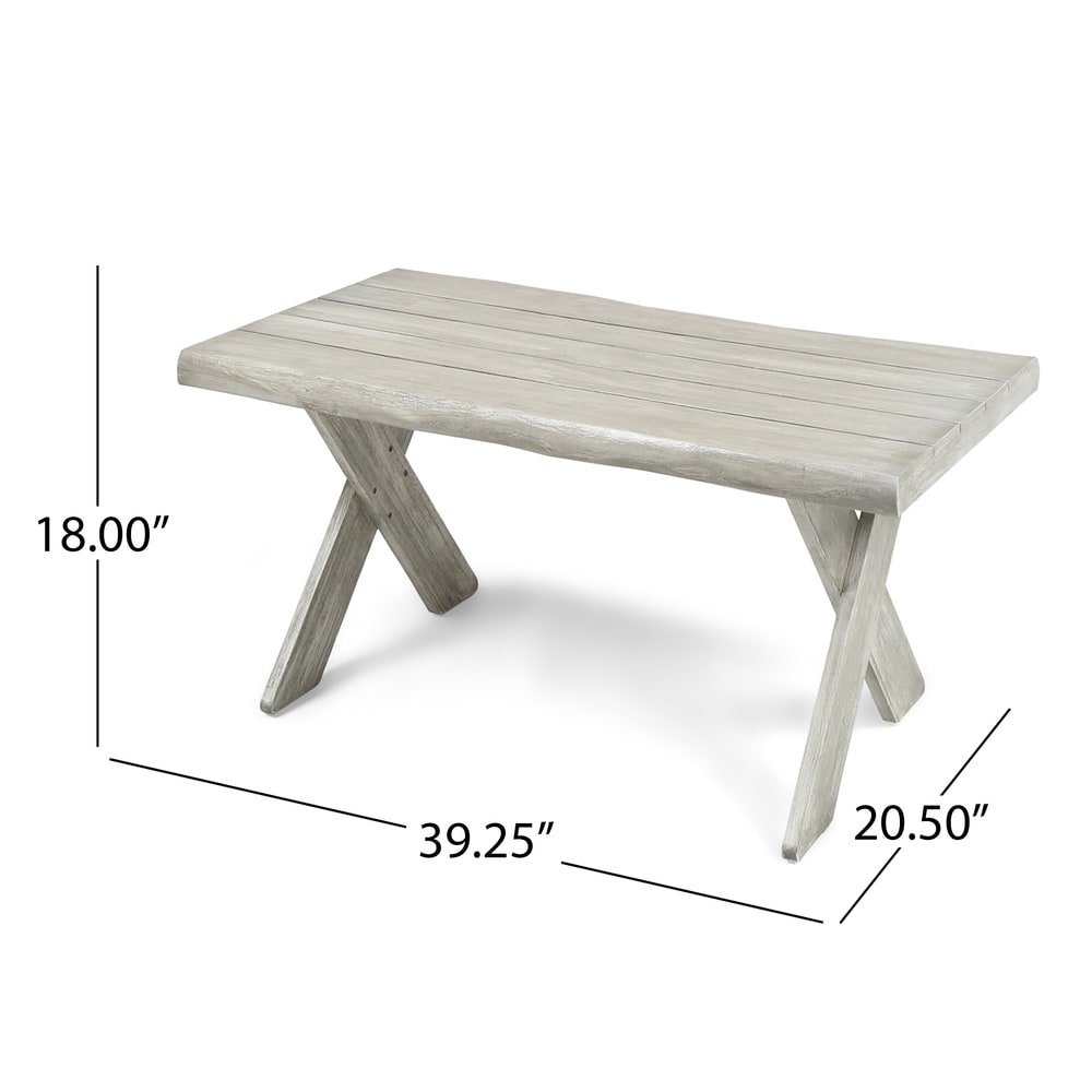Esmeralda Indoor Farmhouse 3-piece Acacia Wood Table Set by Christopher Knight Home