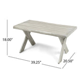 Esmeralda Indoor Farmhouse 3-piece Acacia Wood Table Set by Christopher Knight Home