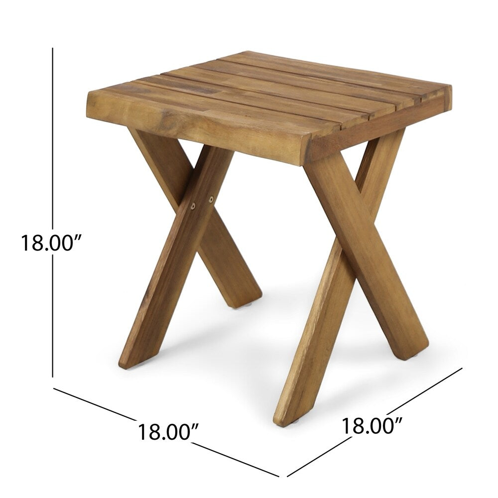 Esmeralda Indoor Farmhouse 3-piece Acacia Wood Table Set by Christopher Knight Home