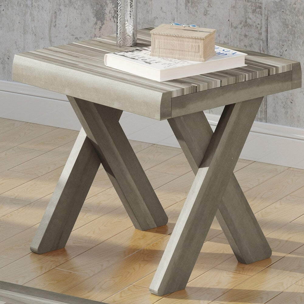 Esmeralda Indoor Farmhouse 3-piece Acacia Wood Table Set by Christopher Knight Home