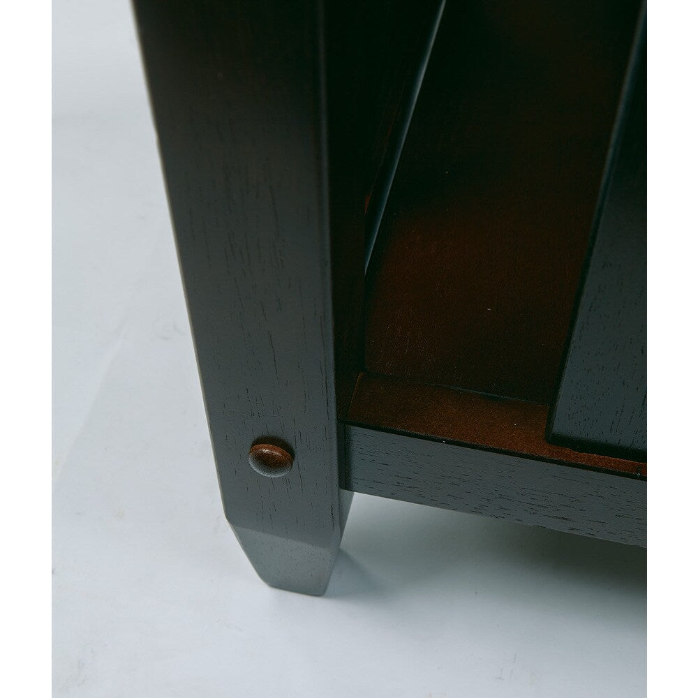 Espresso Coat Rack with Umbrella Storage