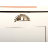 Espresso Top Double Tilt- Out Trash Cabinet with Soft Close Hardware