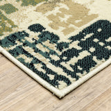 Style Haven Igelosa Distressed Patchwork Orange/Grey Area Rug