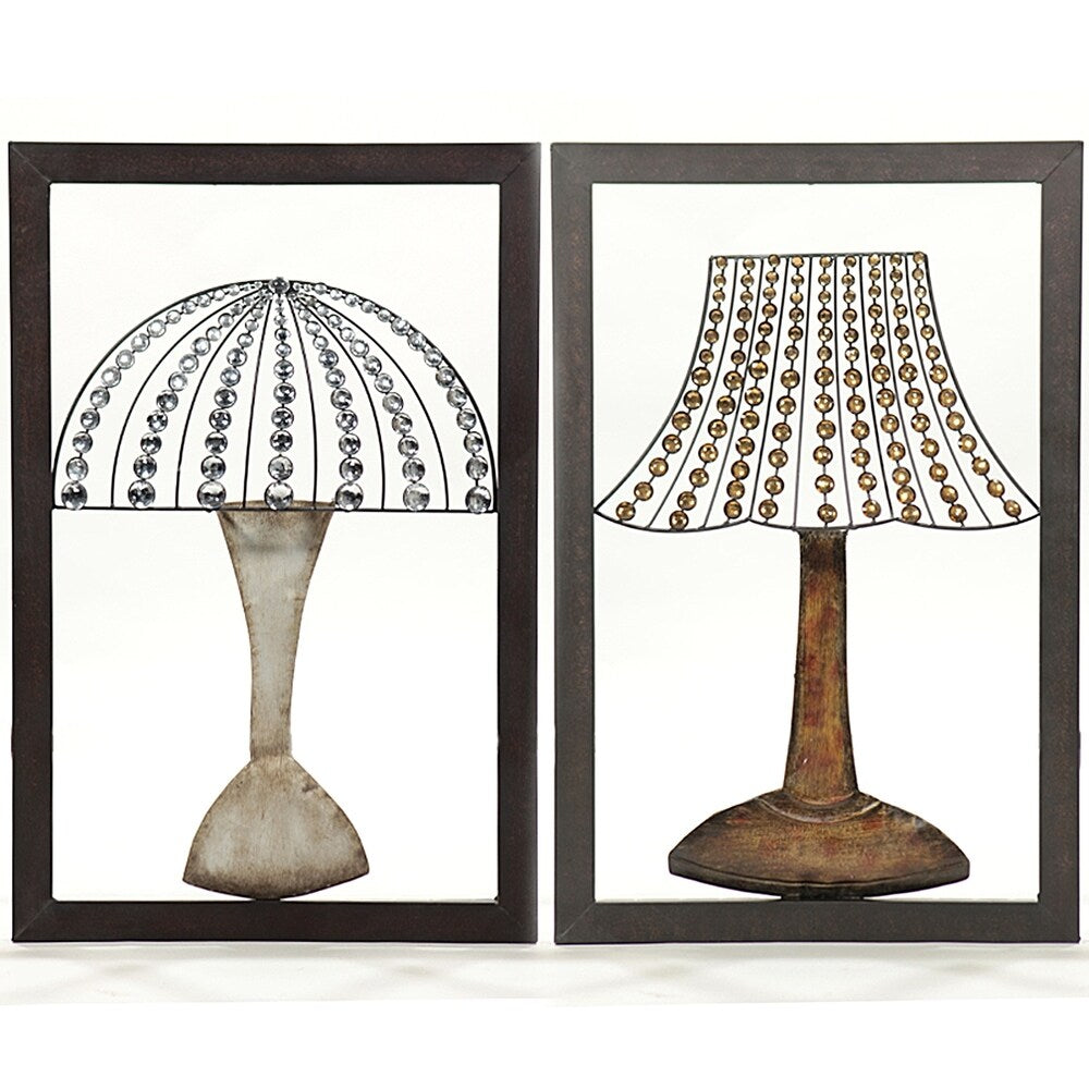 Essential Decor & Beyond 2pc. Metal Wall Decor EN50216