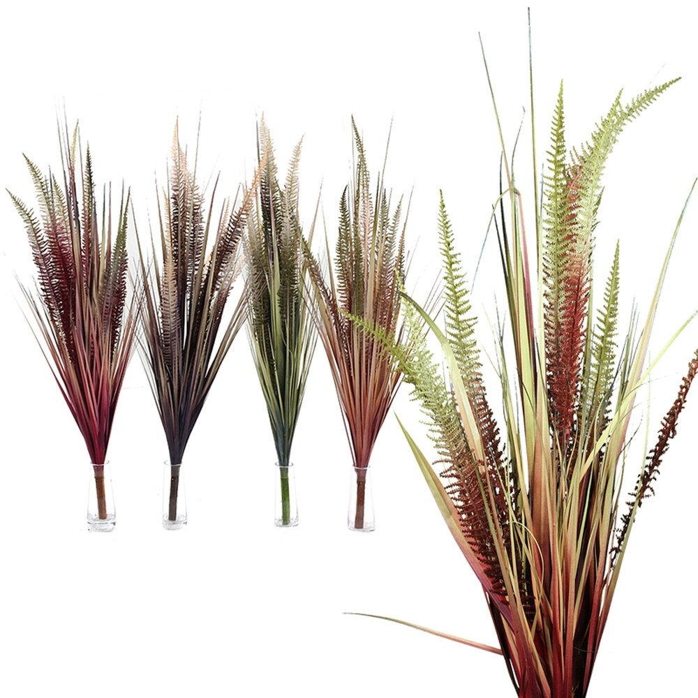 Essential Decor & Beyond 4pc. Bush Branch EN2623 - Pink/Yellow - 38 x 5 x 5