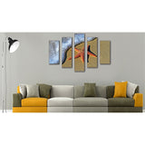Essential Decor & Beyond 5pc Beach Printed on Canvas - Multi-Color