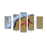 Essential Decor & Beyond 5pc Beach Printed on Canvas - Multi-Color