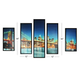Essential Decor & Beyond Brooklyn 5 pc Wall Decor - Multi-Color