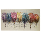 Essential Decor & Beyond 'Flowers in Bloom' Oil Painting EN111908 - Multi-color