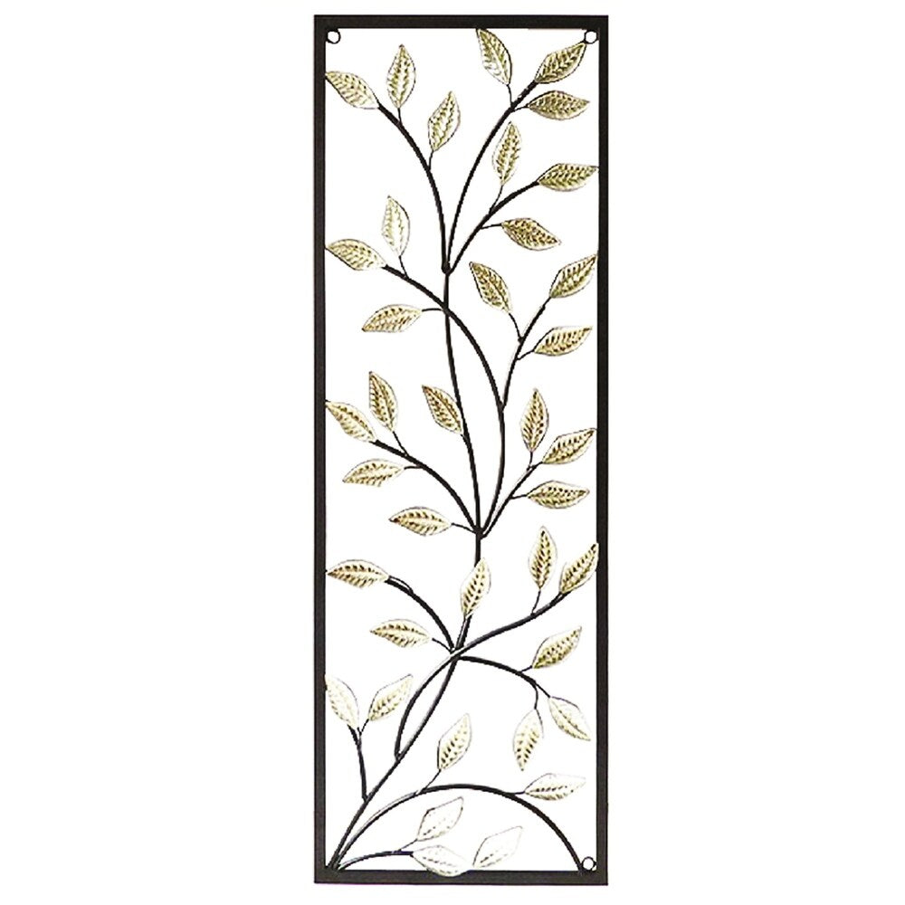 Essential Decor & Beyond Leaves on Branches Metal Wall Decor EN2074