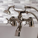 Kingston Brass Essex 6-inch Centers Deck Mount Faucet/ Hand Shower for Clawfoot Tub