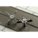 Kingston Brass Essex 6-inch Centers Deck Mount Faucet/ Hand Shower for Clawfoot Tub