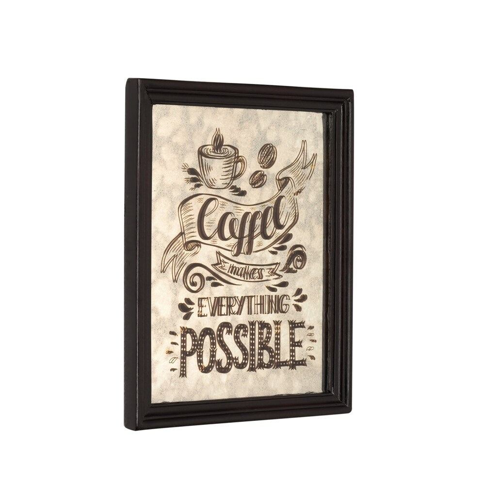 Ethel Inspirational Coffee Wall Art by Christopher Knight Home