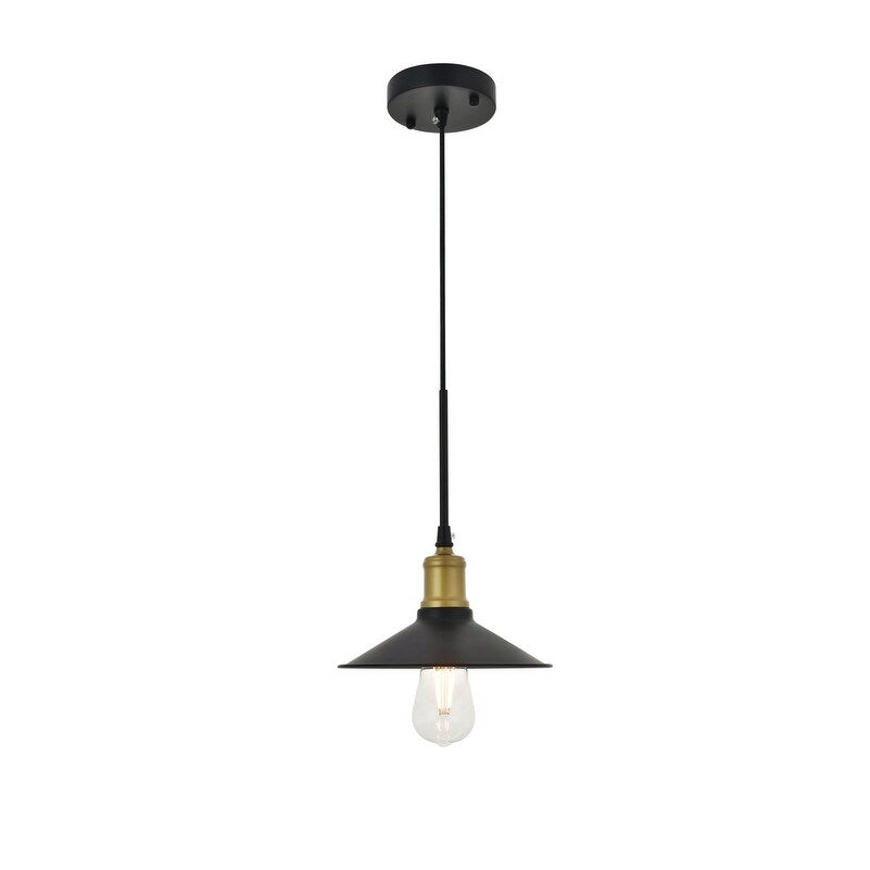 Etude 1 light brass and black Pendant - One Size