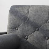 Eugene Fabric Mid-Century Modern Club Chair by Christopher Knight Home