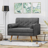 Eugene Fabric Mid-Century Modern Club Chair by Christopher Knight Home