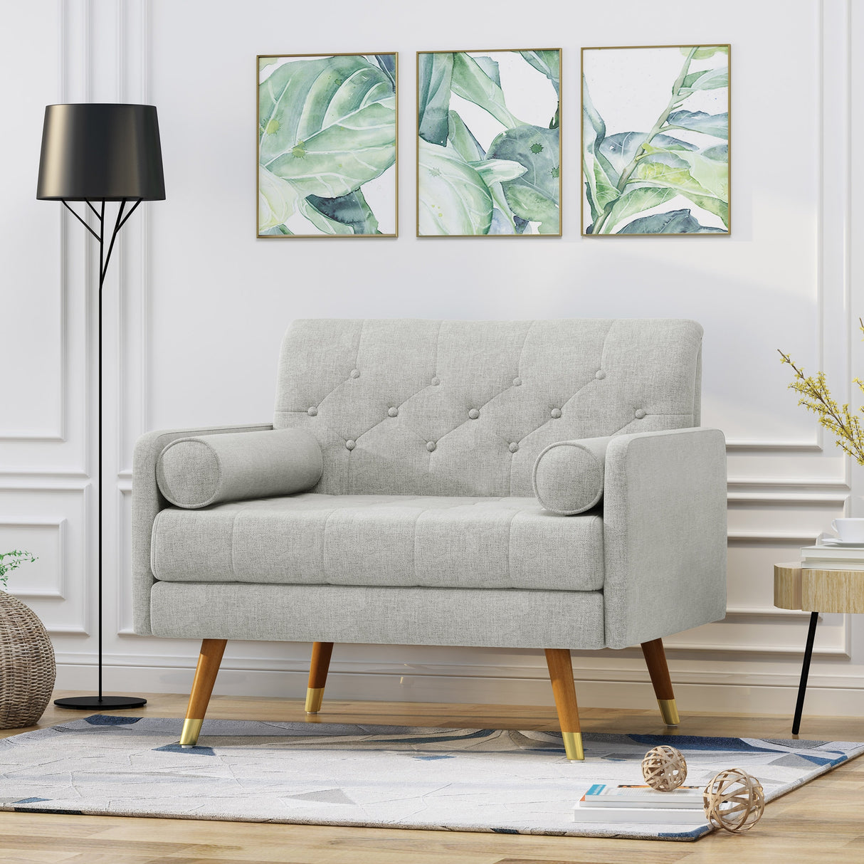 Eugene Fabric Mid-Century Modern Club Chair by Christopher Knight Home