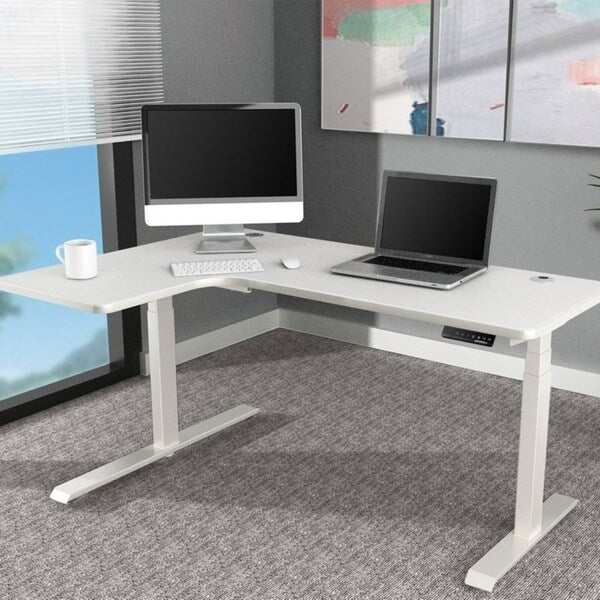 Eureka Ergonomic? Height Adjustable L-Shape Corner Electric Standing Desk (Left)