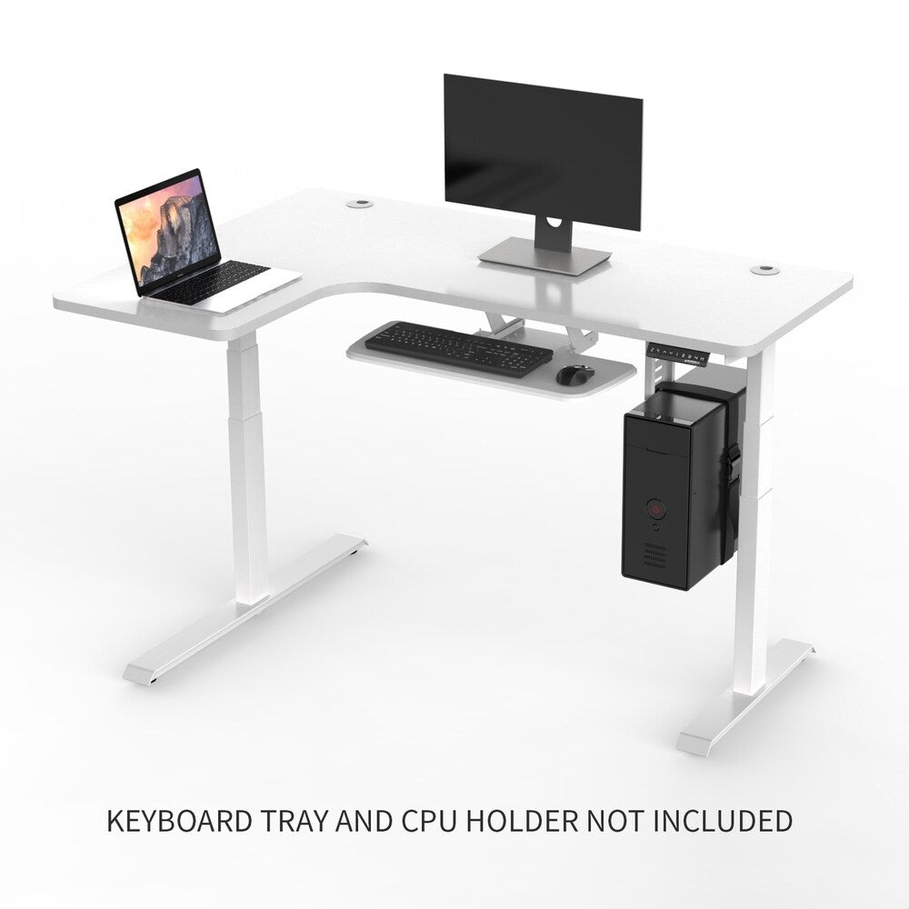 Eureka Ergonomic? Height Adjustable L-Shape Corner Electric Standing Desk (Left)