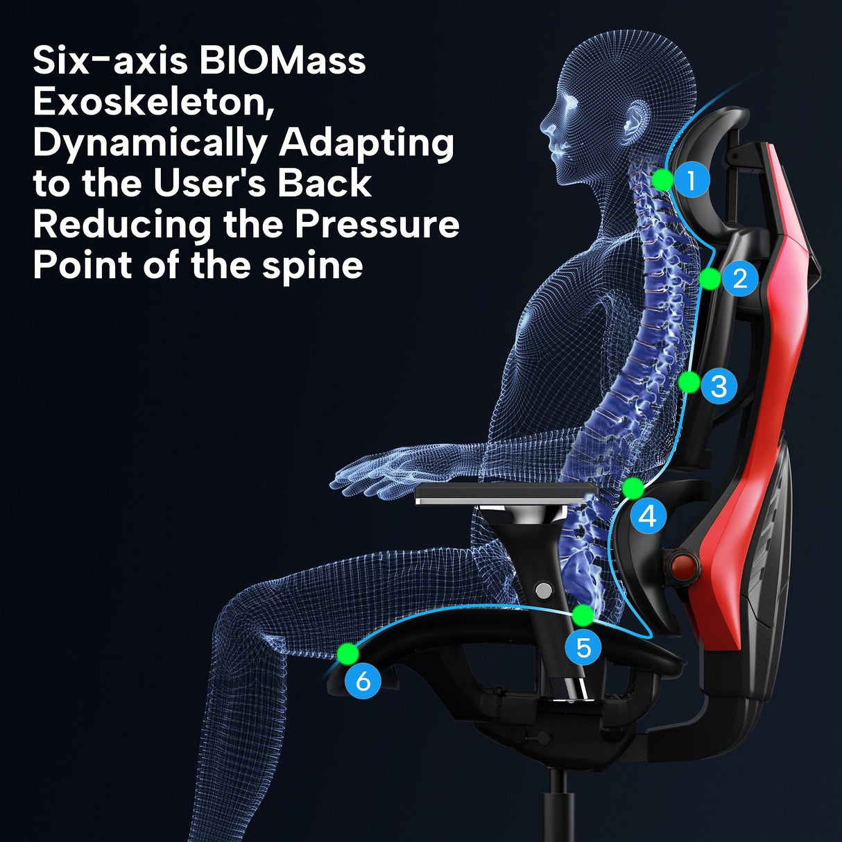 Eureka Ergonomic Home Office Computer Chair Swivel Mesh Gaming Chair with Lumbar Support & 4D Armrests