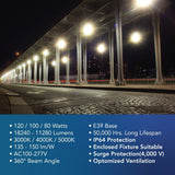 Euri Lighting LED Corn Bulb, CCT (3K, 4K, 5K) & Wattage Tunable (120W, 100W, 80W)