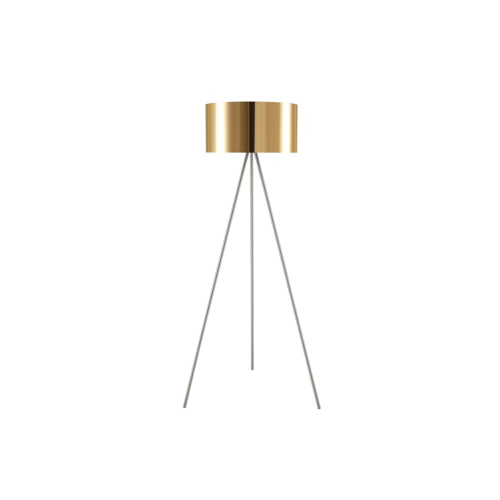Euro Style Collection Braga 61" Tripod Floor Lamp-Gold